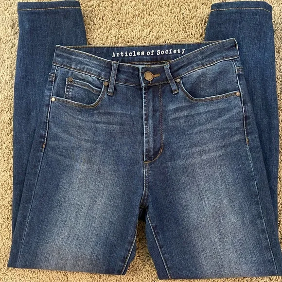 👖💙Articles of Society • skinny blue jeans • 26 • EUC - Picture 7 of 14